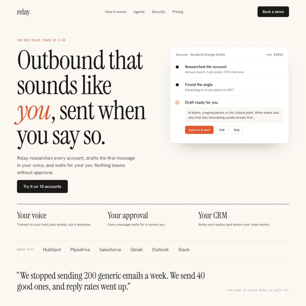 AI SaaS platform website design example